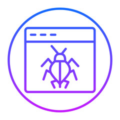 Browser Hacked Vector Icons