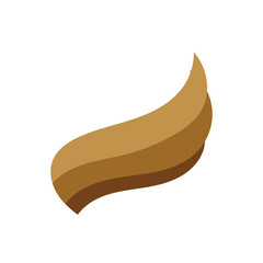 Logo wing gold brown unique design isolated