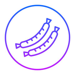 Sausage Vector Icons