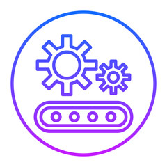 Rolling Machine Vector Icons