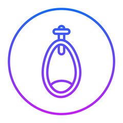 Urinal Toilet Vector Icons