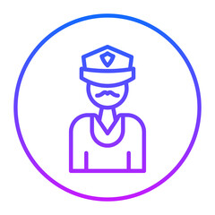 Policeman Vector Icons