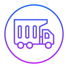 Dump Truck Vector Icons