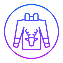 Christmas Sweater Vector Icons