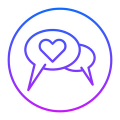 Love Message Vector Icons