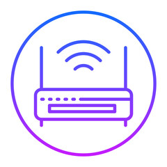 Router Vector Icons