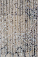 Textured stone wall