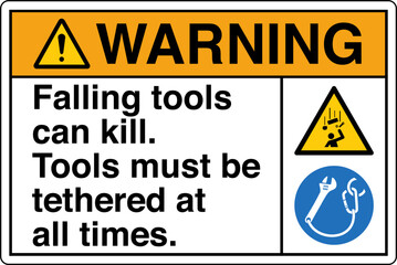43 WARNING Falling Tools Can ...