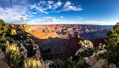 Fototapeta premium Grand Canyon panorama at sunset (1)