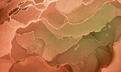 Earthy Iridescent Watercolor Abstract Texture