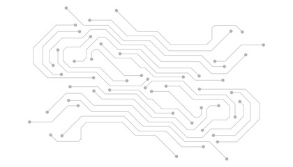 Circuit Board Silhouette Vector