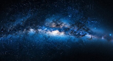 Fototapeta premium Vast Cosmic Nebula Streaks Through Starry Expanse