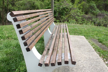 A park bench