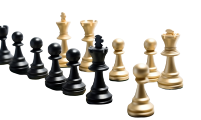 PNG Chess on the board chess game