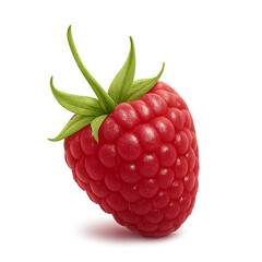 Raspberry isolated on transparent background