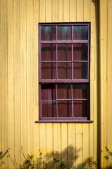 old window in the old house