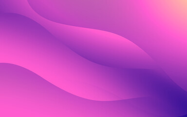 Gradient of smooth pink purple and blue curves.