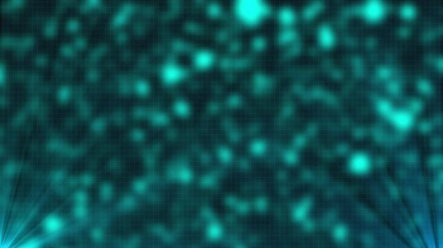 CC Ball Background Animation Dynamic Cyan Orbs, Sparkling Motion, and Mesmerizing Visual Rhythm for Creative Video Design