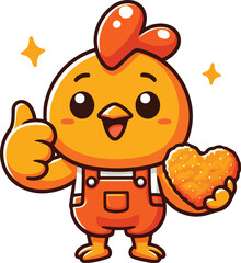 Fried Chicken Mascot