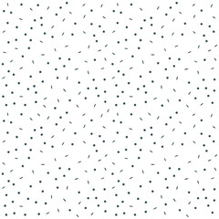 Scattered Dots Abstract Pattern in Random Shapes and Sizes