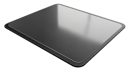 Dark Grey Rectangular Mousepad Studio Shot