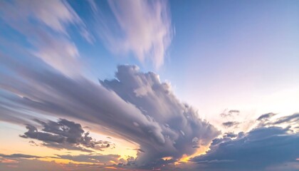 Dramatic sunset cloudscapes