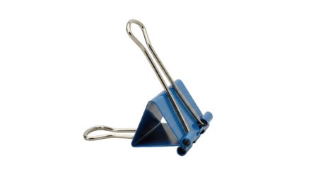 Blue Metal Binder Clip Office Stationery Supply