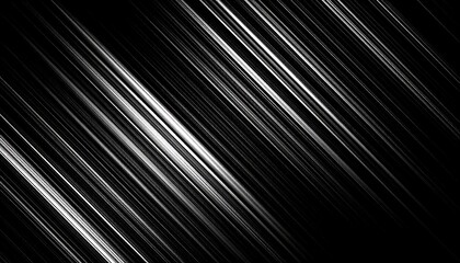 Fototapeta premium Diagonal lines, black and white gradient