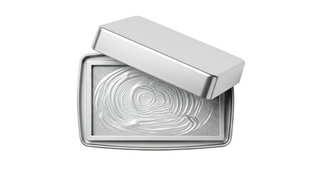 Silver Swirl Cosmetic Product in Elegant Case