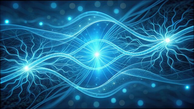 Glowing Neuroplastic Waves Expanding in Loops and Patterns of Light