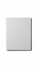 Fototapeta premium Elevate your design with this pristine blank notebook mockup, perfect for showcasing your creative work and inspiring ideas with its clean and minimalist aesthetic .