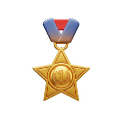 Gold Medal:  Military Honor, Award, Achievement, Patriotism
