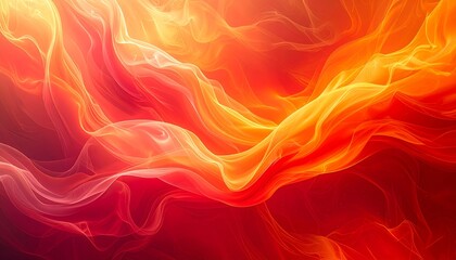 Obraz premium 炎をイメージした赤と橙の抽象背景