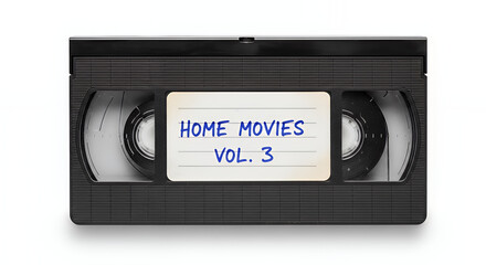 cassette tape isolated on white