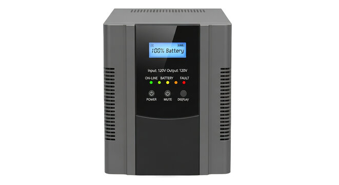 Uninterruptible Power Supply UPS Device Studio Shot