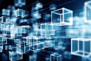 Abstract digital cubes, network flow