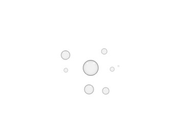 water drops on white background, PNG