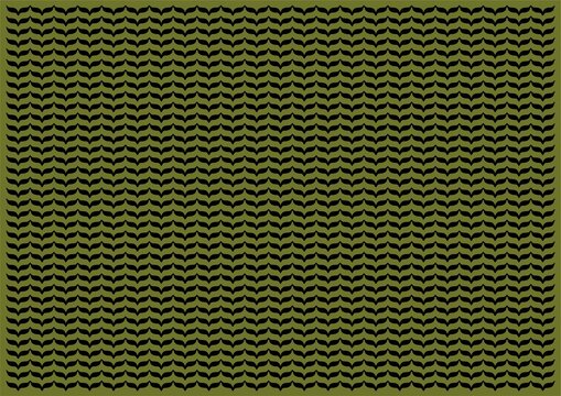 Arabic Pattern Design Scarf Shemag With Floral Geometric Motif Vertical Army Green Black Horizontal