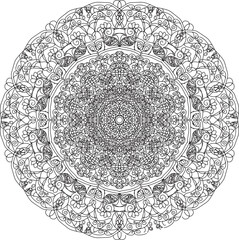 round lace pattern