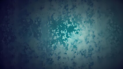 A blue and teal abstract background with a cloudy or mottled texture.