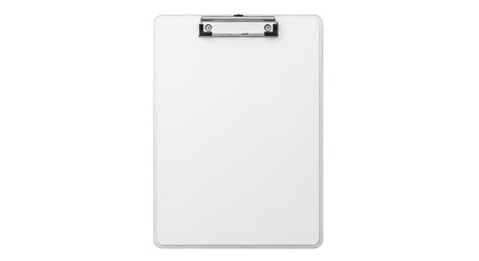 White Clipboard Blank Paper Office Supplies