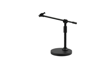 Professional Microphone Desk Stand Black Studio Recording