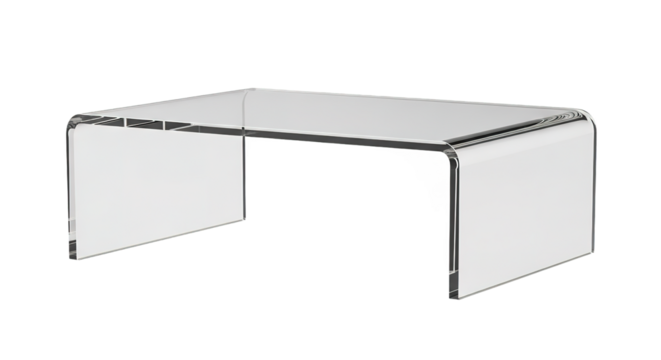 Clear Acrylic Monitor Riser Stand Desk Organizer