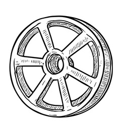 Obraz premium Pulley Wheel