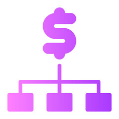 hierarchy gradient icon