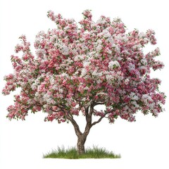 Fototapeta premium Blossoming pink and white tree