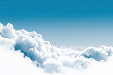 Cloudscape view from high altitude