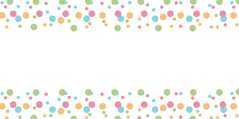 Polka dots colorful background. Holiday background, web icon, symbol, sign, romantic wedding, love card - vector abstract background