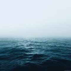 Fototapeta premium Misty ocean expanse