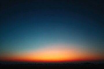 Naklejka premium Sunrise, dark sky, soft colors